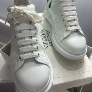 White Alexander McQueen sneakers